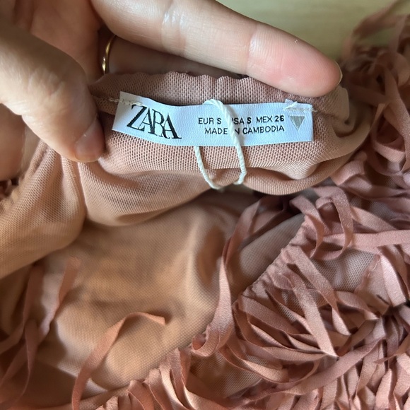 Zara Fringe Skirt - Picture 3 of 5